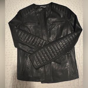 Vince Leather Jacket Size Small